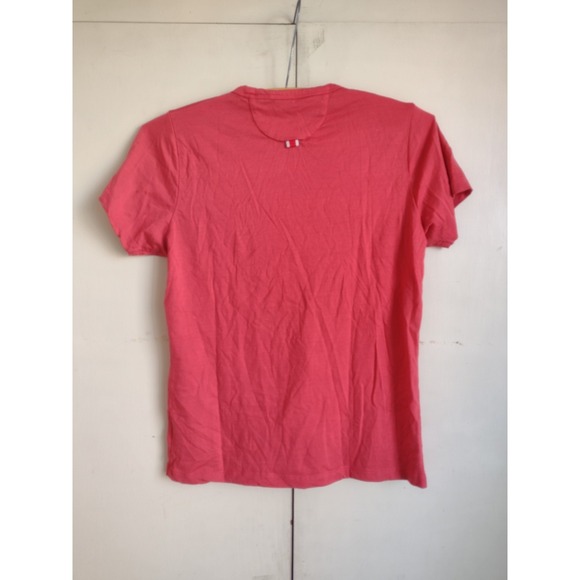 Tracksmith Session Tee Womens Small Merino Wool Blend Running Shirt Orange - Picture 5 of 9